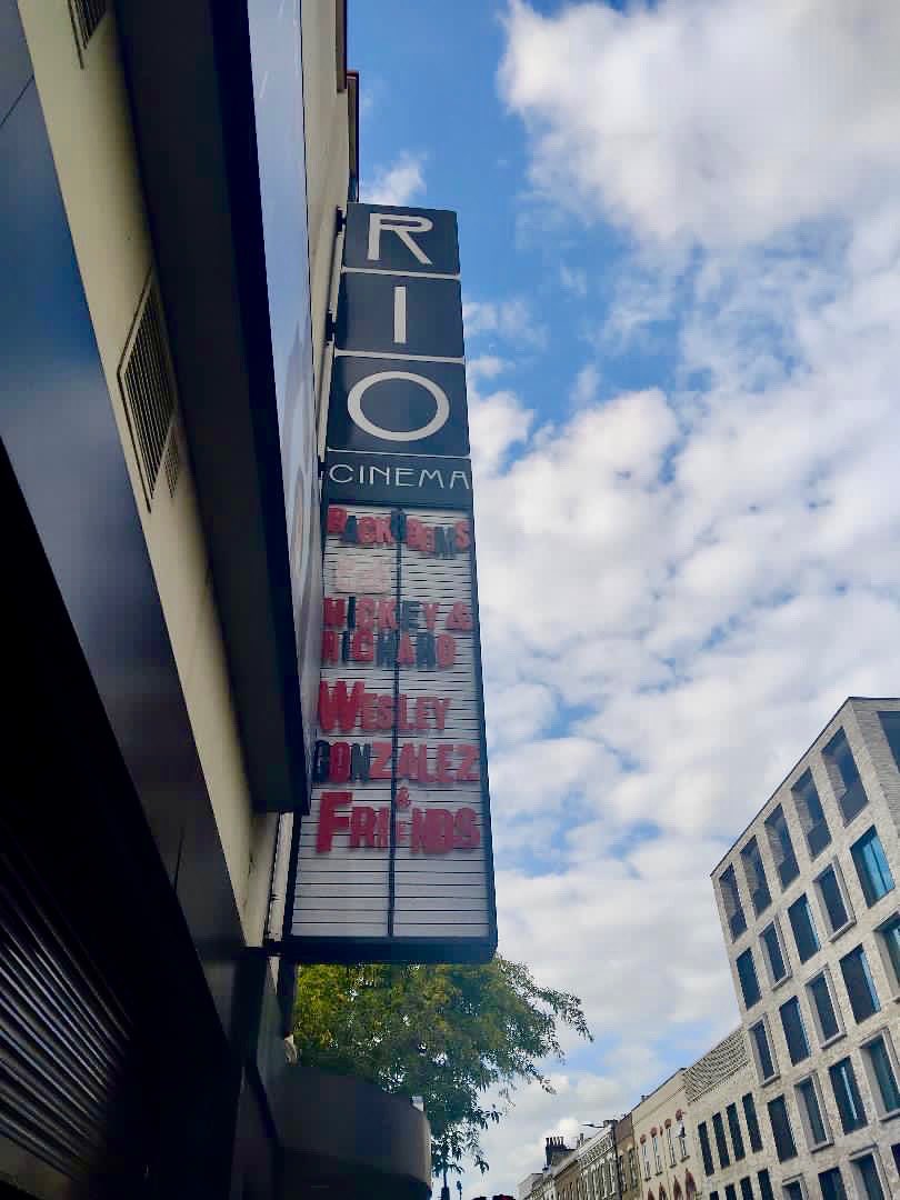 UCLA1972's tweet photo. MICKEY &amp; RICHARD is on a movie marquee in London for an HIV LONG TERM SURVIVAL event!! https://t.co/JjY43BghGx