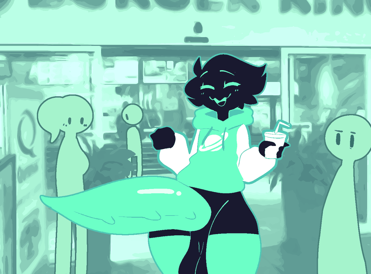 Spikedsurprise's tweet photo. Sometimes the alien tries to blend into society. . . Keyword, tries. . .

All the luxuries the civilized population enjoy are a guilty pleasure of his! 

But he tends to, get shunned and shamed because his GLOW ROD, is just sticking out of his sheath!

[Click alt | ♥️ + ♻️] https://t.co/cc8ax2yqEh