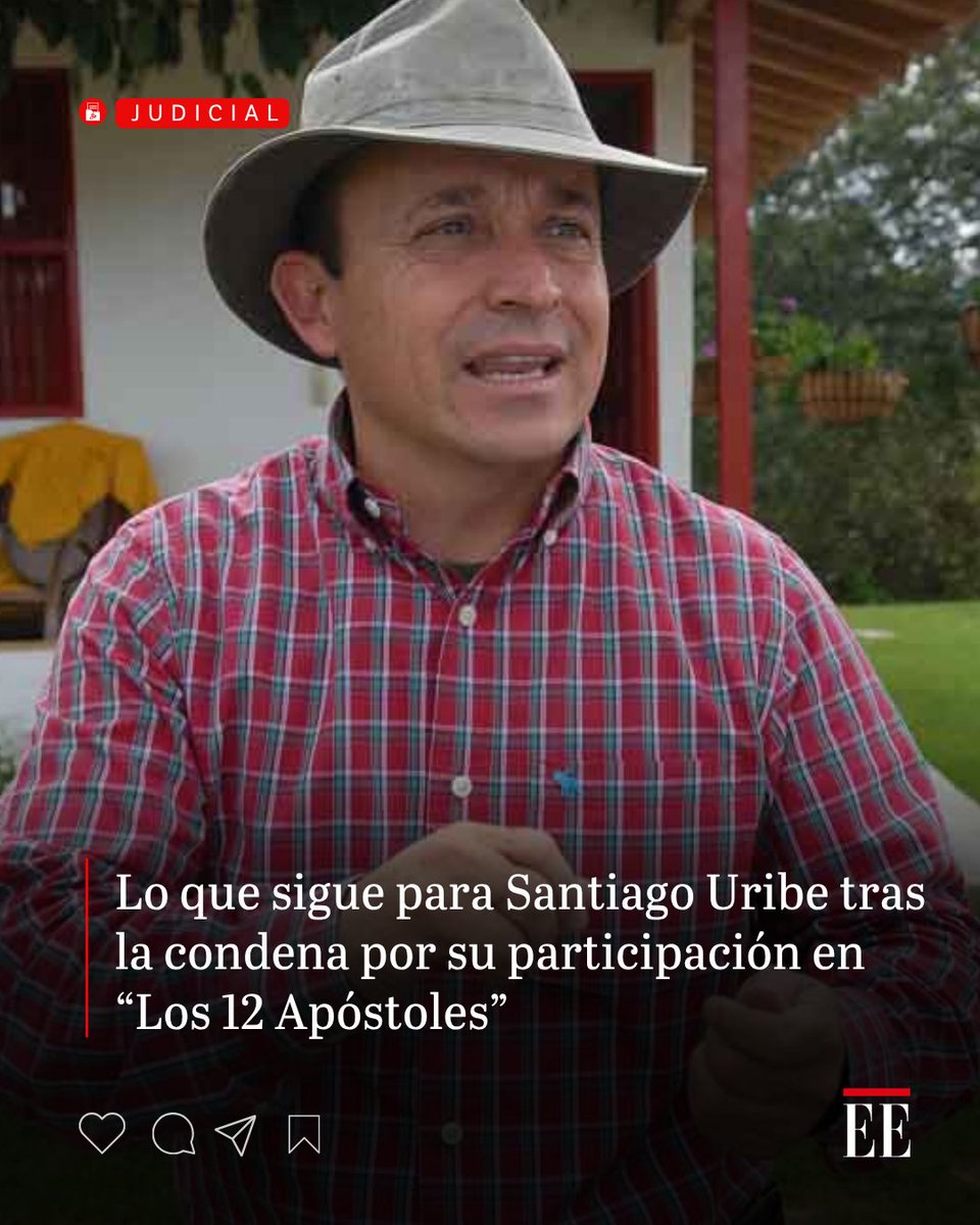 elespectador's tweet photo. La Corte Suprema de Justicia ratificó la condena contra Uribe Vélez por delitos de lesa humanidad por su participación en la conformación de ese grupo paramilitar 👉 https://t.co/2ZHNw8RQUF https://t.co/T6jEor0MWN