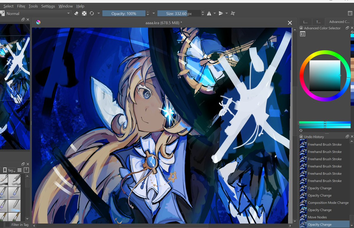 PeachteaTh75743's tweet photo. The last supernova does really have many difficult details to draw ;v;
------------
#wip #timekeeper https://t.co/SmpMwZgqIh