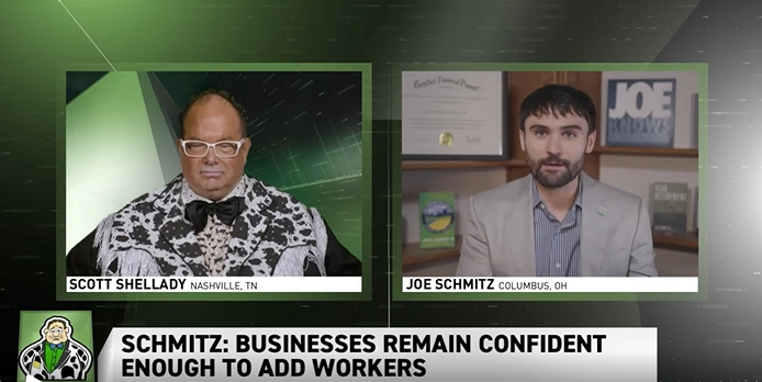 CowGuyClose's tweet photo. .@ScottTheCowGuy and @JoeySchmitz_ discuss the jobs numbers and what it says about the economy @OfficialRFDTV 
🔗https://t.co/fZxPeGoV3n https://t.co/KcmU31OAos