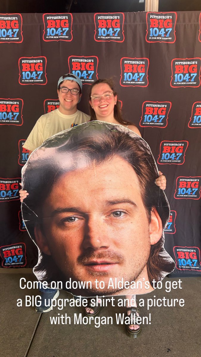 big1047's tweet photo. Pregaming for @MorganWallen tonight at @jasonaldeans and at @AcrisureStadium, come and see us!! https://t.co/BCXaVcLYp1