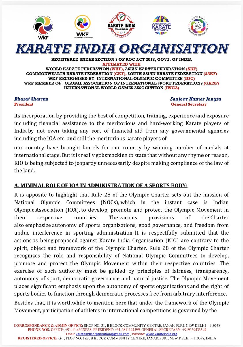 Syediftquar's tweet photo. WE STAND WITH KIO

To Whom It May Concern,

I would like to draw attention to the significant contributions of the Karate India Organization (KIO) towards the development and promotion of karate in India.

KIO is proud to have a large network of internationally qualified officials, including World Karate Federation (WKF) and Asian Karate Federation (AKF) Referees, Judges, and Accredited Coaches. The organization has consistently worked towards raising the standards of karate in India by providing athletes, coaches, and officials with opportunities to participate and excel at the highest international levels.

Over the years, Indian karate athletes have represented the nation in prestigious international events such as the World Karate Championships, Asian Karate Championships, South Asian Karate Championships, and Commonwealth Karate Championships under the banner of KIO. The organization has played a vital role in nurturing talent and creating pathways for athletes to compete on the global stage.

Personally, I am proud to acknowledge that my journey as a WKF and AKF Judge and WKF Accredited Coach has been made possible through the support, guidance, and opportunities provided by KIO. I have witnessed firsthand the organization’s commitment to the growth and development of athletes, coaches, referees, and judges across the country.

KIO has continuously worked for the betterment of Indian karate and has supported countless individuals in achieving international recognition. Therefore, I strongly believe that aspiring karate athletes who wish to develop their skills and pursue excellence at the highest level should consider becoming part of the Karate India Organization.

At the same time, it is unfortunate that certain individuals may be spreading misinformation regarding KIO, potentially creating confusion among stakeholders and authorities. In the interest of fairness, transparency, and the future of Indian karate, I respectfully request the concerned authorities to carefully verify all claims and allegations before reaching any conclusions.

I humbly appeal to Hon’ble IOC Member and Indian Olympic Association Secretary,  P. T. Usha, and the relevant sports authorities to ensure that a fair and impartial review is conducted, keeping the welfare and future of Indian karate athletes as the highest priority.

The future of thousands of dedicated karate athletes depends on a strong, transparent, and supportive system. I am confident that justice and due diligence will prevail in the best interests of Indian sports and karate development.

Warm Regards,

Shihan Syed Iftquar Hussain
WKF & AKF Judge
WKF Accredited Coach
Referee Commission Member – KIO
India 🇮🇳