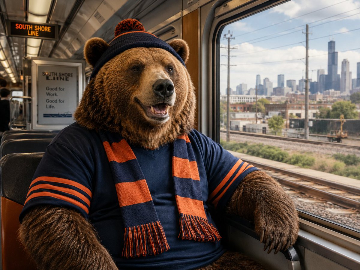 southshoreline's tweet photo. Big news for Northwest Indiana! With the Chicago Bears’ Board of Directors voting to “advance” the Hammond option for its new stadium,  the South Shore Line is thrilled about the opportunity this could bring to the region.

Read the announcement here: https://t.co/6dMVgzPfjK https://t.co/gocVOqY5fF