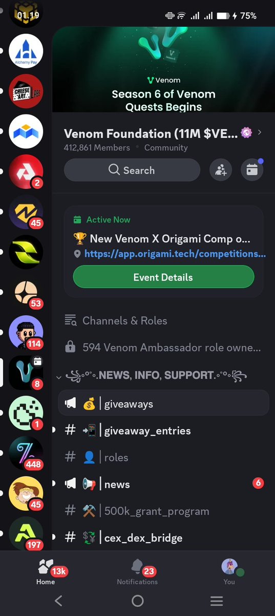 ivanzez232's tweet photo. @Venom_network_ all task joined ✅ manifesting 👋

$VENOM addy

0:ee2a7ed00f6fc521956987474a600c38fa8ddd0185991029c50d4b830d7b9c4c

Venom Network is a Layer-0 blockchain platform that combines lightning speed, high scalability, and ultra-low fees ✅

#VenonNetwork #Giveaway #Community #Web3 https://t.co/stV9rryFu9