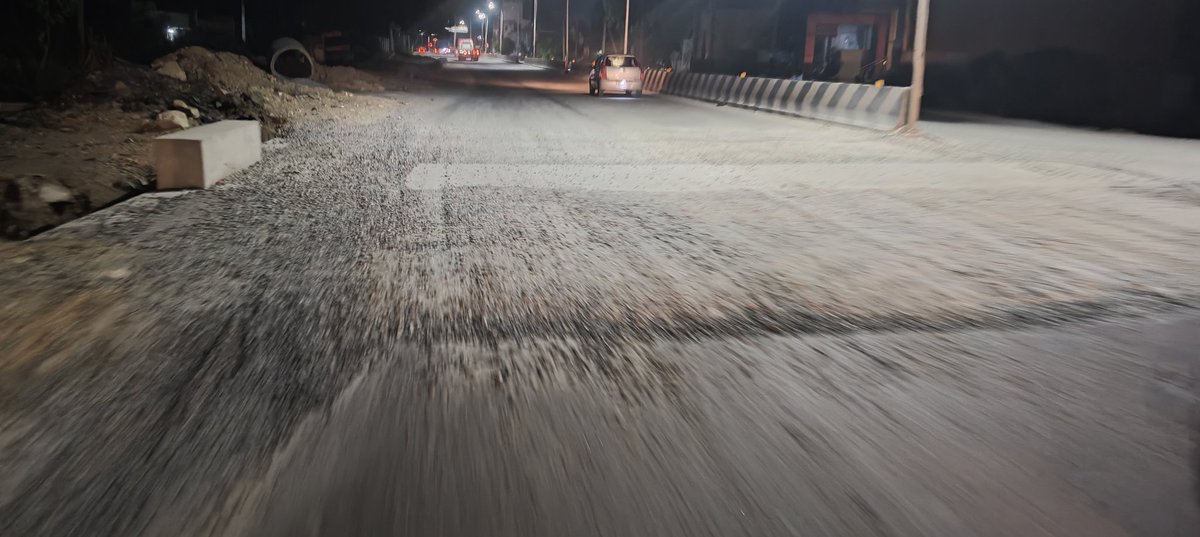 voiceofranipet's tweet photo. Respected @CollrRanipet Priya Mam and @Thahira_tvk Mam,
The sub bridge work near the Ranipet Collector Office was completed more than a month ago, but the road work is still unfinished. The damaged and uneven road is causing inconvenience and safety risks to the public every day.
Kindly take immediate action and complete the road work at the earliest for the benefit of commuters and residents.
#Ranipet #RoadSafety #PublicConcern  #Ranipetdistrict