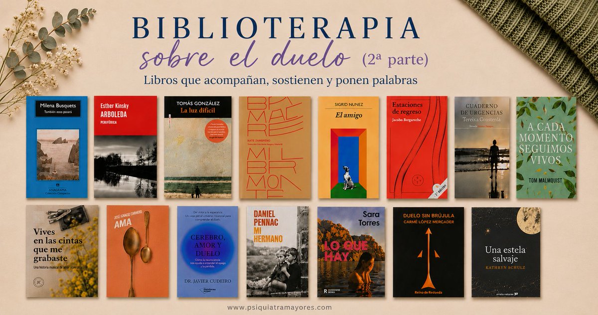 edudelgad's tweet photo. Más libros para oponerse a la noche. El duelo y dolientes. Otros tantos
#duelo #libros https://t.co/sn6BKv59VR