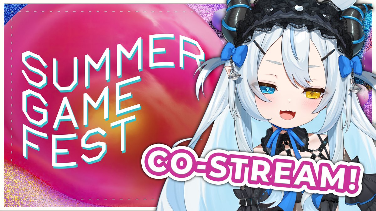 AkugakiKoa's tweet photo. 𐕣 · · · · · ·
　𝐍𝐄𝐗𝐓 𝐒𝐓𝐑𝐄𝐀𝐌
　　　　　    · · · · · · 𐕣 

Come watch the new releases and updates with your favourite little demon ↝ !! 🩵

We have amazing quality today!! I promise NO more buffering 144p 😭

〖SUMMER GAME FEST〗
▸ https://t.co/ZdnvAJwwKS https://t.co/QOFZCZWRpY