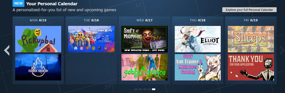Relizable_'s tweet photo. why is Furry Aim Trainer 2 : Multiplayer Gooning on my personal calendar for june 18th https://t.co/d25krMq4wh