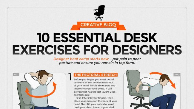 deximaging's tweet photo. At home or in the office, here's how to stay healthier while you work: 10 essential desk exercises for designers (and non-designers too). https://t.co/4il5chQn84 Thanks @CreativeBloq! #DesignFriday https://t.co/gHWI1ICeaY