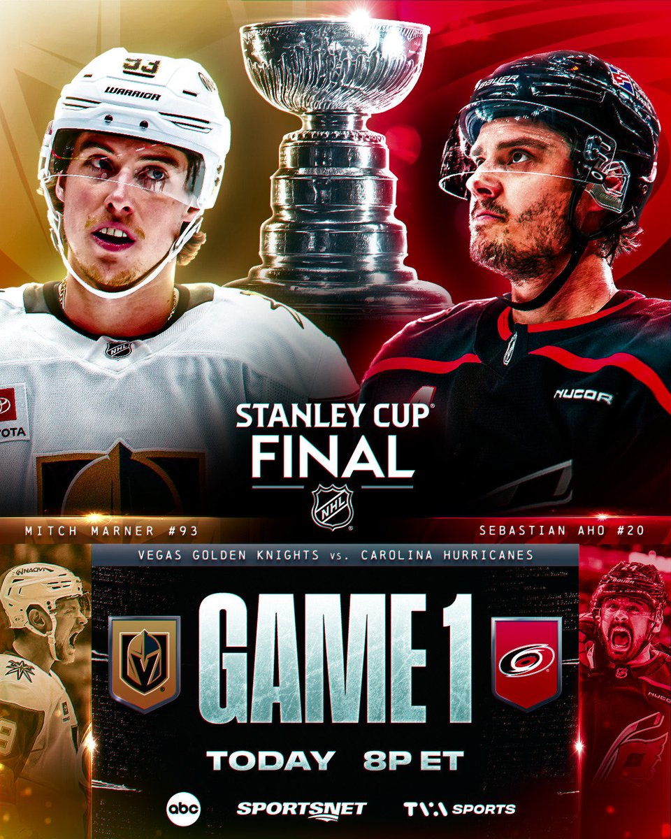 MaxWilson231's tweet photo. Hurricanes vs Golden Knights Stanley Cup Final Game 1 https://t.co/7untVFTqu0