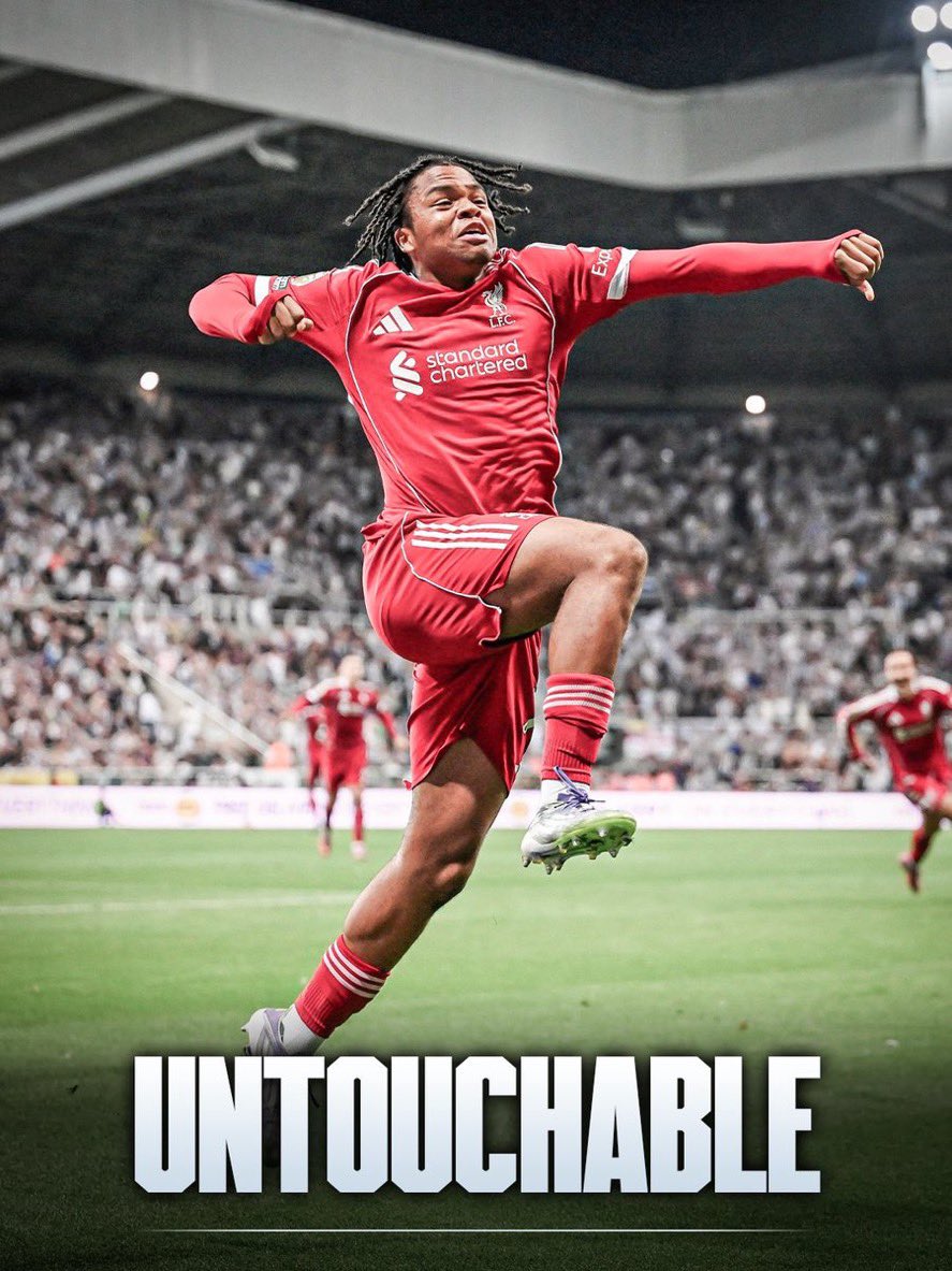 LfcNuel's tweet photo. 🚨 Rio Ngumoha on the recent rumors linking him with a move to Bayern Munich, his commitment to Liverpool, and his Ballon d'Or ambitions:

“I have seen the reports about Bayern Munich exploring a move, and honestly, I am not interested at all. With all due respect to them, my head is not turning because my heart is completely set on Liverpool. When I made the decision to come to Merseyside, this club showed me a clear pathway, they gave me my debut, and the fans have embraced me with pure passion from day one. Why would I want to leave the biggest club in the world when we are building something so special here?  

The club has made it clear that I am a crucial part of their project, and that trust means everything to me. I have said before that my ultimate ambition is to win the Ballon d'Or and be remembered as one of the best players to ever play the game. I want to make it very clear: my dream is to achieve that while wearing the red shirt of Liverpool. I want to win the Premier League and the Champions League for this city. Anfield is my home, and I am going absolutely nowhere.”