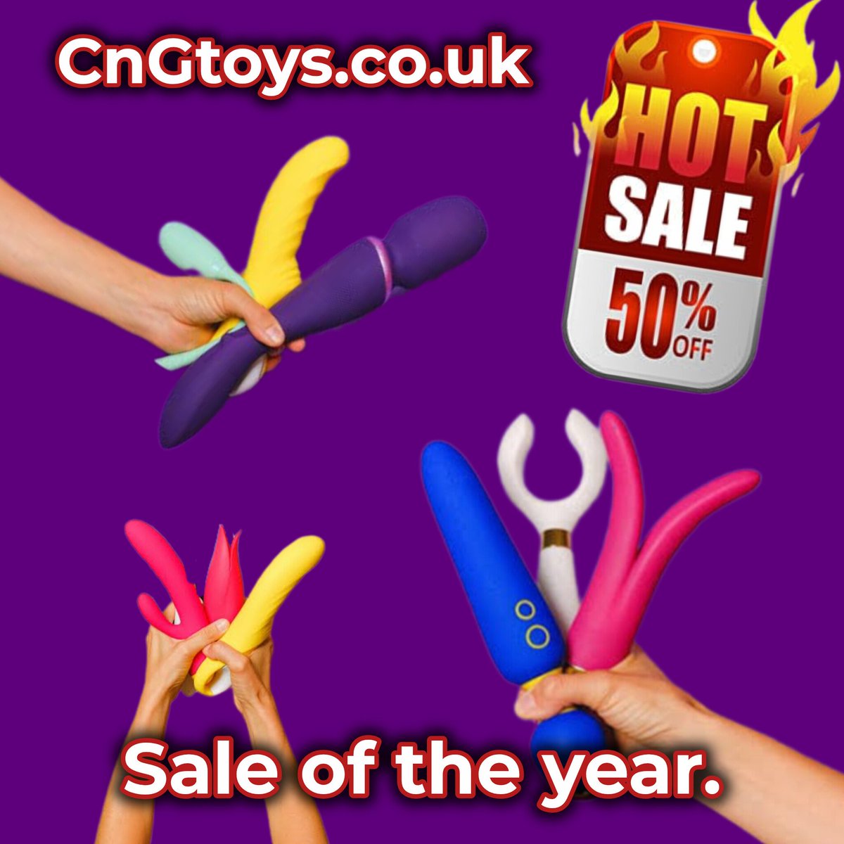 CNGtoys's tweet photo. 🚨 THE CLOCK IS TICKING 🚨
🔥 50% OFF EVERYTHING 🔥
Why pay full price when you can save half? The whole store is included.
Use code: 50off 
⏳ Sale ending soon — don't wait! 🛍️ Shop now and save big.
@clubhouse121 https://t.co/ex1w3ZO7qq