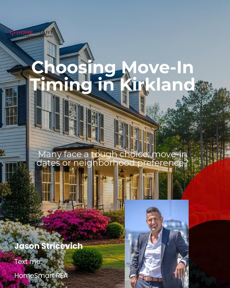 jstricevich's tweet photo. In Kirkland, landing the right timing means you move straight into your new home, neighborhood is secondary if your dates don’t sync. Which would you prioritize for your next move? https://t.co/49UokmYg4w