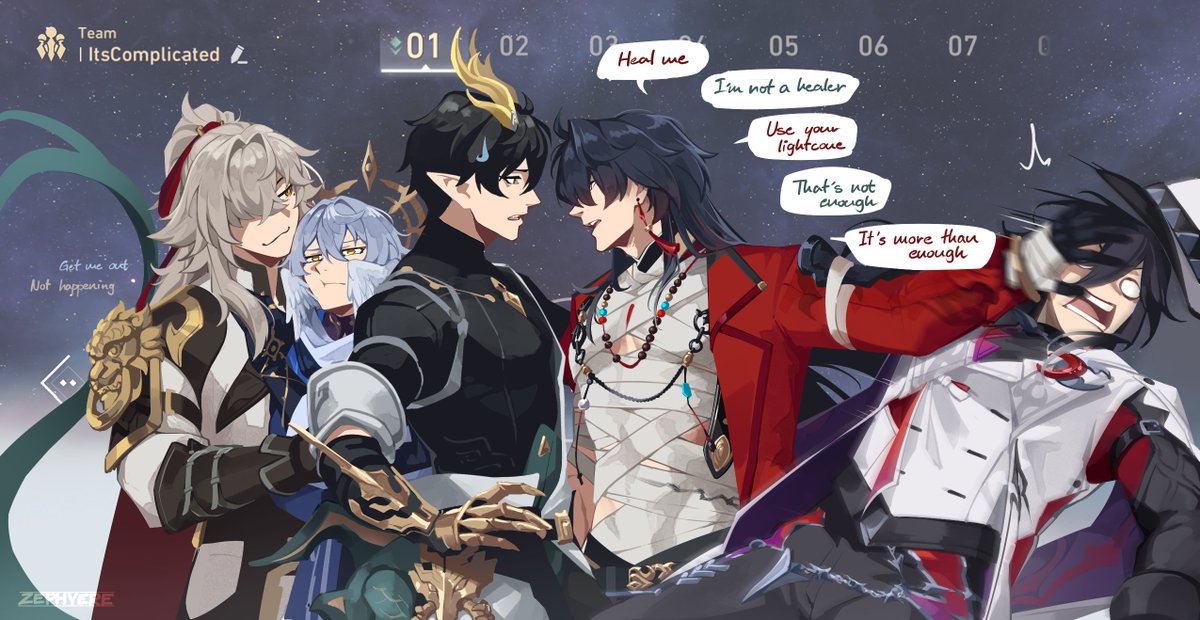 Zephyere's tweet photo. I will make it work 🔥 
#HonkaiStarRail https://t.co/YcdJNNFAaD