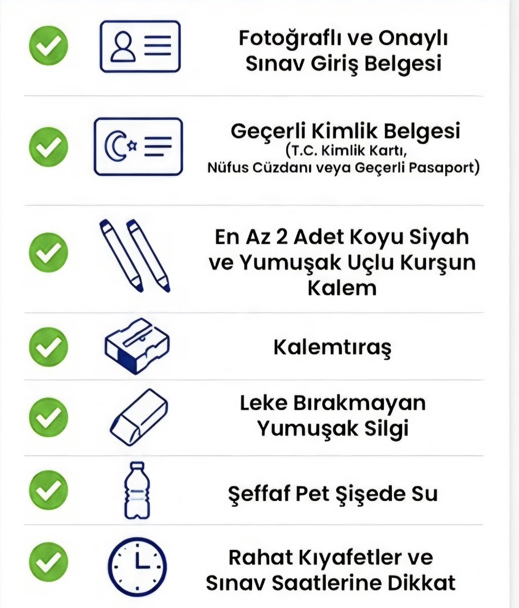 prfnd_4's tweet photo. LGS ye girerken bulunması gerekenler 
#LGS2026 
#13Haziran https://t.co/usZZ99jHIY