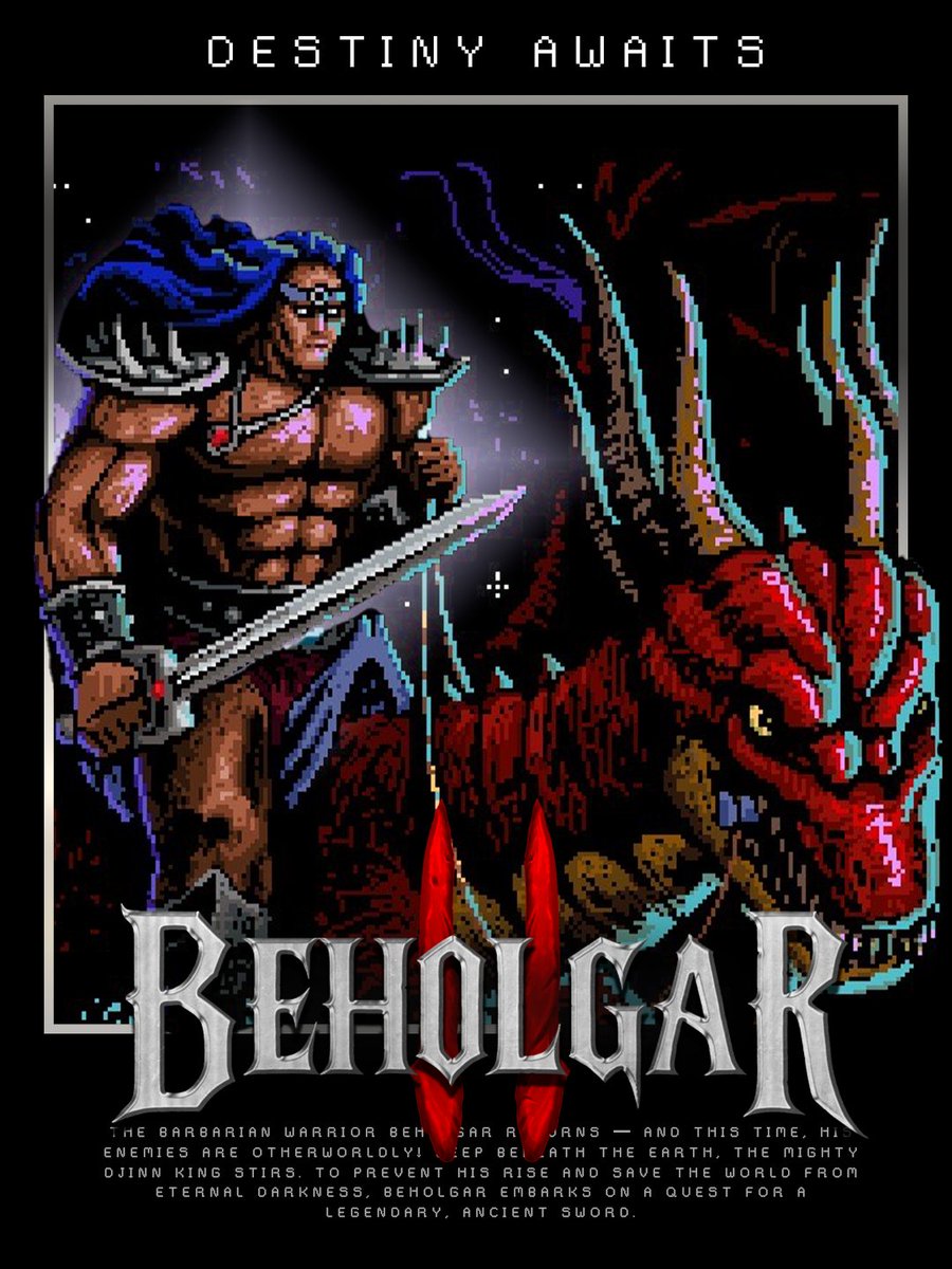 Dolores_Ent's tweet photo. Accompany Beholgar once again in this adventure, in the Metroidvania that flawlessly combines the medieval fantasy with the universe of Arabian Nights. This May 27th on all major consoles !
Made by @beholgar.
#MastersoftheUniverse #metroidvania #indiegame #heman https://t.co/ZCfMitEHBE