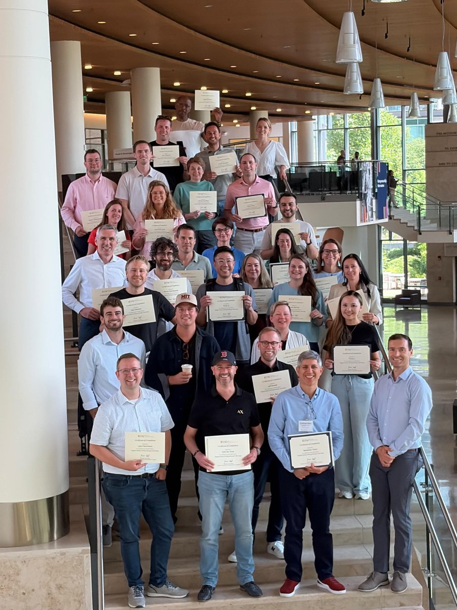 mitsupplychain's tweet photo. That's a wrap on June's Supply Chain Executive Education! 

From innovative case studies to interactive exercises, attendees leave with practical tools for their roles and a network of peers energized to transform supply chains into strategic advantages. 🌐

#SupplyChain #MIT https://t.co/rtsKVJkeKx