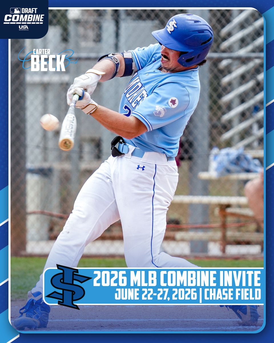 IndStBaseball's tweet photo. .@carterbeck2023 accepts invitation to 2026 #MLB Combine

https://t.co/Ge0lS5hsmc

#MarchOn https://t.co/PXkAJaIxyj
