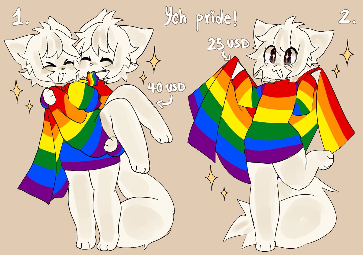 uovo_0's tweet photo. ych pride!!!! 🏳️‍🌈🏳️‍⚧️✨
I'm finally on vacation, so I can focus more on art!!!
It'll be ready before the end of June (2 or 3 weeks!)
if you are interested lmk in the dms ;v;
rt's are very appreciated!! https://t.co/6EBirjZeAj