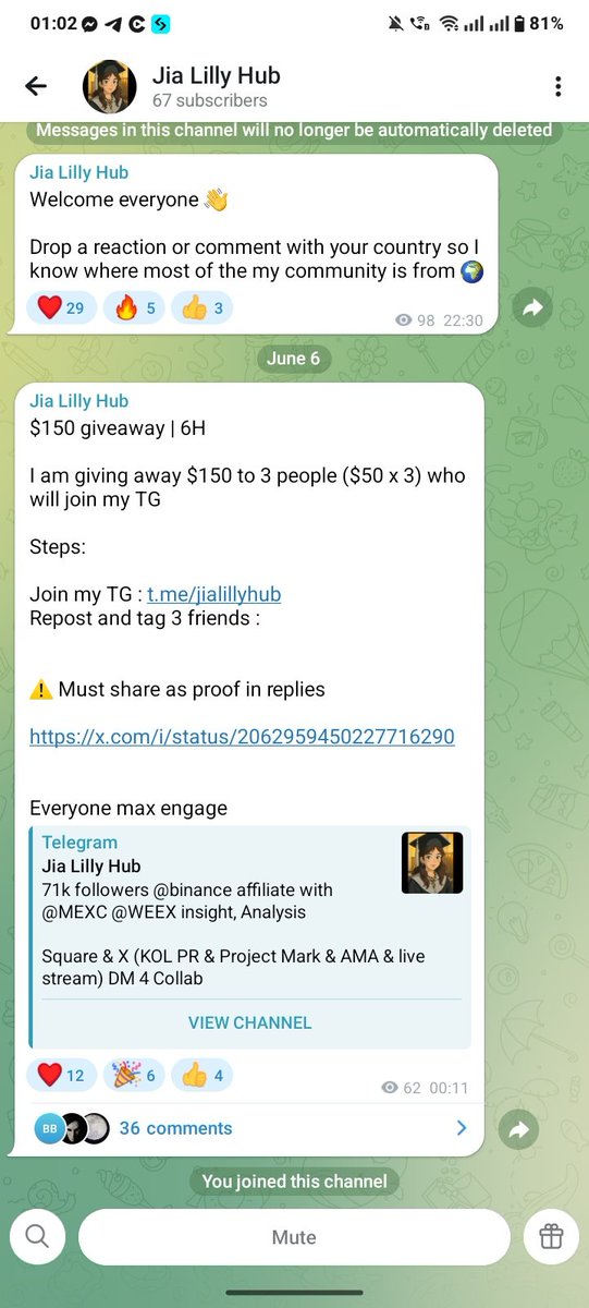 amithasant06's tweet photo. @Jia_Lilly01 Join d help me my friends🤍

@mah @ndbnd96878133 @Sbhenesenala https://t.co/GAJg8Vmk9B