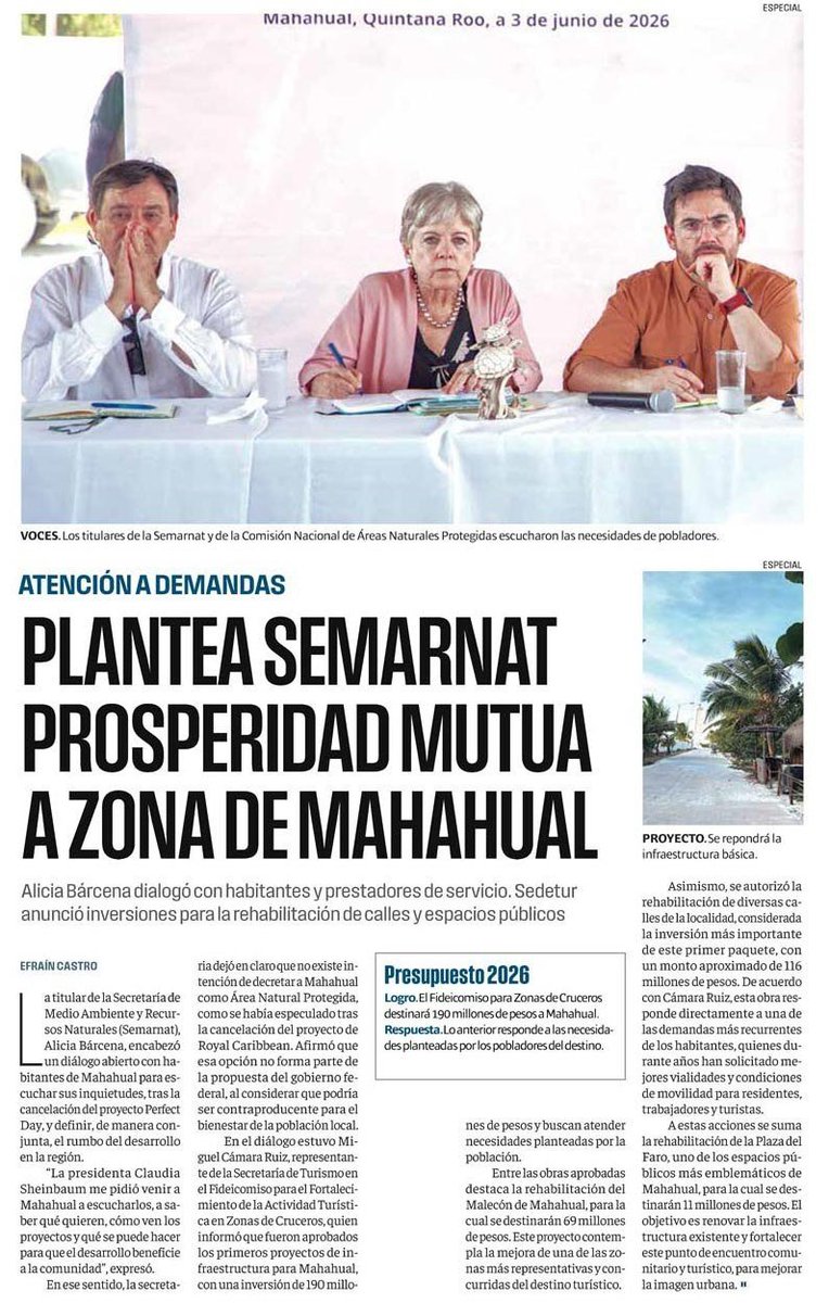LasNoticias4T's tweet photo. Es tendencia #TransformaciónConEvidencia 

porque cada vez más personas reconocen que las mejores decisiones son las que se construyen junto a las comunidades. 

Escuchar al pueblo fortalece nuestra democracia. #ProsperidadCompartida

@aliciabarcena 
@MaraLezama https://t.co/OUcz2x0tLc