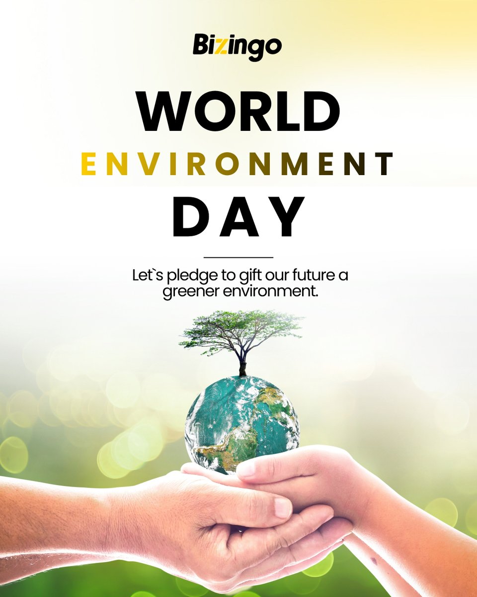 bizingo's tweet photo. Nature is our strongest ally in the fight against climate change. This World Environment Day, let's take meaningful steps toward a greener, healthier future by reducing waste, conserving resources, and supporting sustainable practices.
 
#WorldEnvironmentDay2026 🌍 https://t.co/mqvqDFeStU
