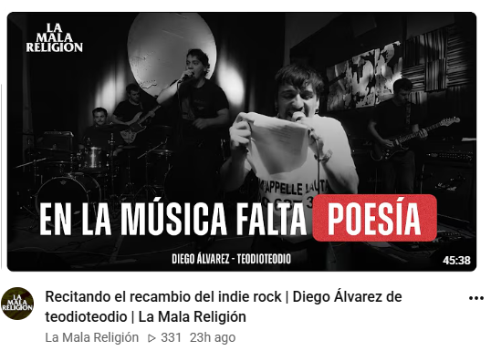 alexvnder666's tweet photo. no he visto esta entrevista aún, sólo voy a opinar sobre el título: me da risa lo mucho que se rebuscan los niños rym con sus géneros cuando el espectro en el que van a caer los artistas para los medios, incluso los especializados, es (indie/alt) + (rock/pop) y eso es suficiente https://t.co/LlqGxdkoOW