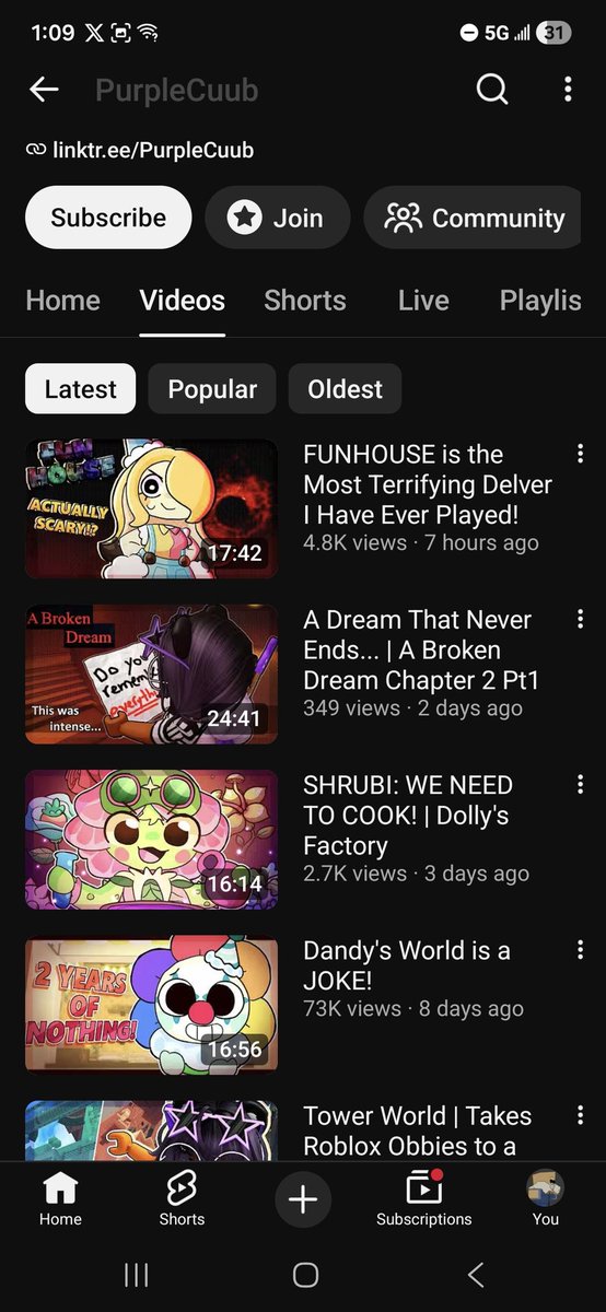 Baggodidi's tweet photo. @FunhouseNews_ Funhouse is no longer niche medias, weve got high sub count yters on us bruh https://t.co/UUW2xlIiQX