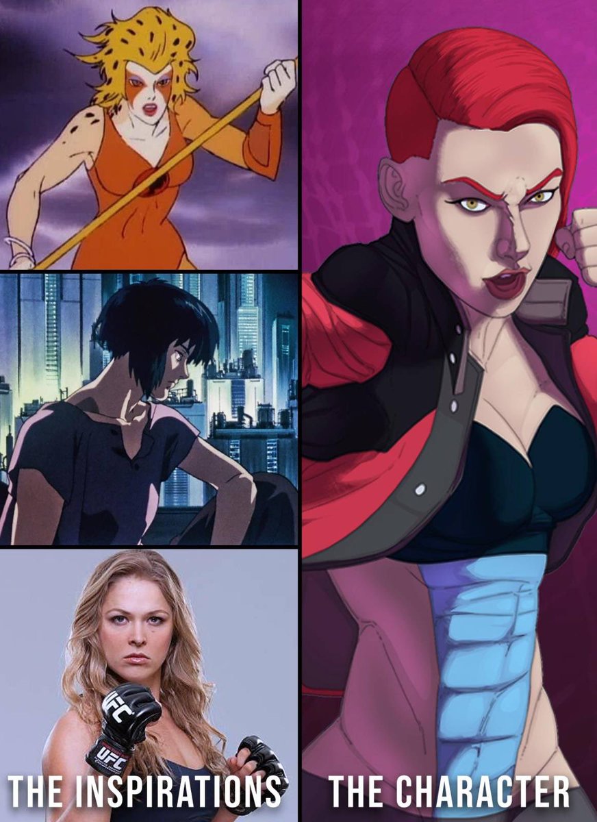 pokelifestudio's tweet photo. The inspirations behind every character in Evolutis Part 1 🔥

#evolutisduality #anime #indiegame https://t.co/gAju55lBXH