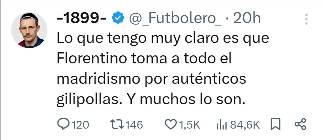 _Benito___'s tweet photo. Creo q no exagero si digo q el tuit d la imagen d abajo muestra perfectamente lo q son

Laporta:
-"Beckham jugará en el Barça"

-"Sólo nosotros podemos ganar dos Champions seguidas"

-"Le haré una oferta a Messi q no podrá rechazar"

-"Eran unos informes valiosísimos"

-"Voy a fichar a Haaland"

-"Conmigo el RM no ha ganado una Champions"
👇
