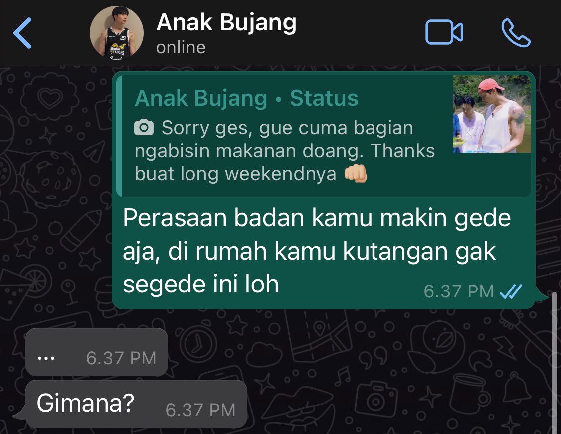 danmenuliss's tweet photo. Anak Bujang

johnten few tweets 21+ au https://t.co/bRrVuvlwds