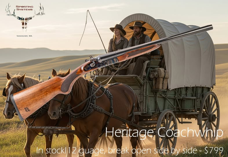 SportingSystems's tweet photo. Another great shotgun, with classic styling, the Heritage coachwhip in 12 gauge. https://t.co/ql8p8Z0VCn