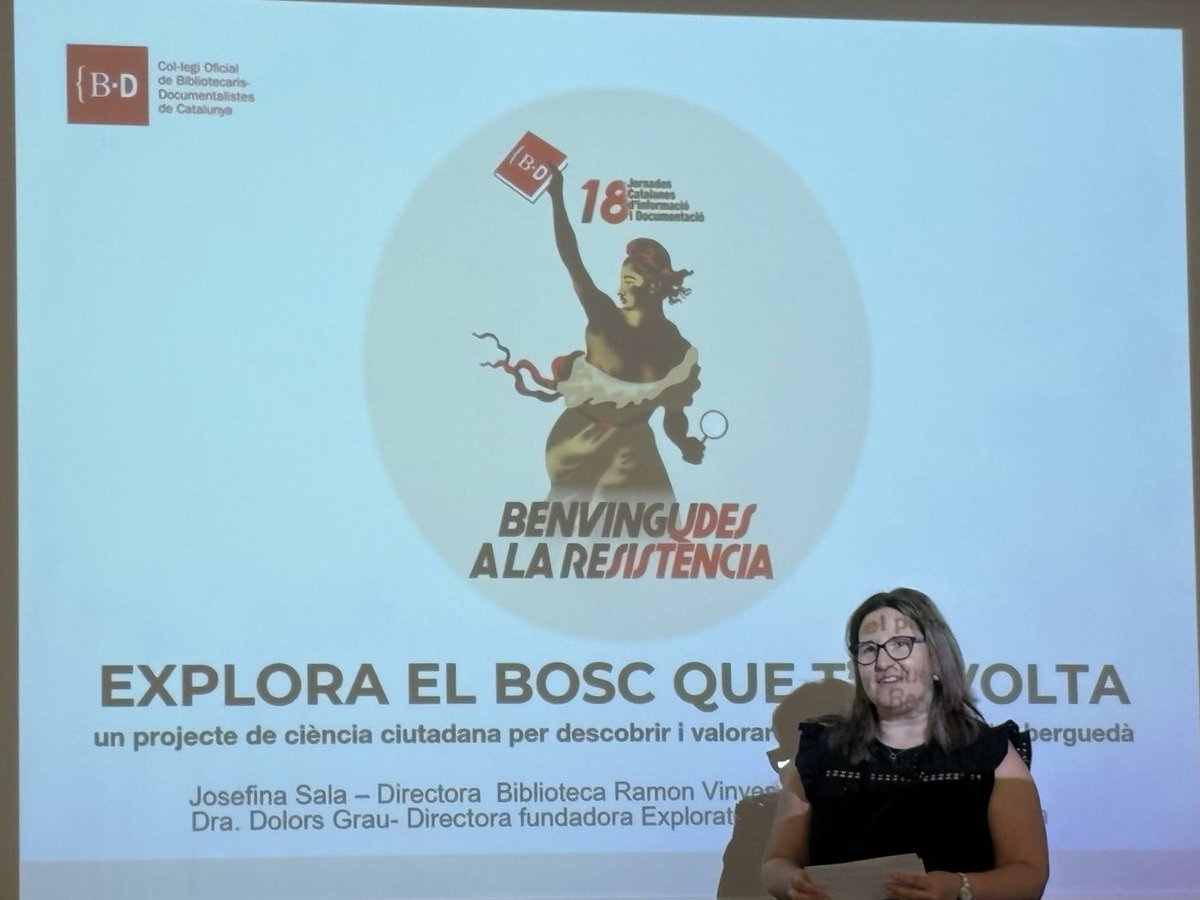 BibliotecaBerga's tweet photo. Les biblioteques som #RefugiDelConeixement i la cultura.

Presentem el #biblioLabxbm Explora el bosc que t’envolta, un projecte de ciència ciutadana per descobrir i valorar el patrimoni forestal berguedà.

 @ExploratoriRN  @BibliotecaBerga 
#18JCID #BenvingudesALaResistència https://t.co/nXKWPeL8wv