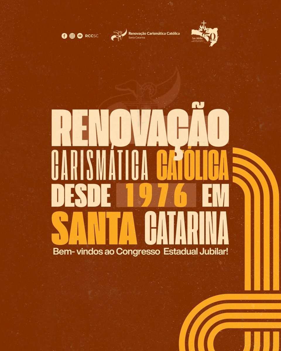 rccsc's tweet photo. 🔥 O Congresso Estadual Jubilar já começou! 🔥

Com grande alegria, iniciamos este tempo de graça e celebração pelos 50 anos da Renovação Carismática Católica em Santa Catarina.

🕊️ Bem-vindos ao Congresso Estadual Jubilar!

#CongressoJubilarRCCSC #RCCSC50Anos #RCCSC https://t.co/FJNTSTWOHP