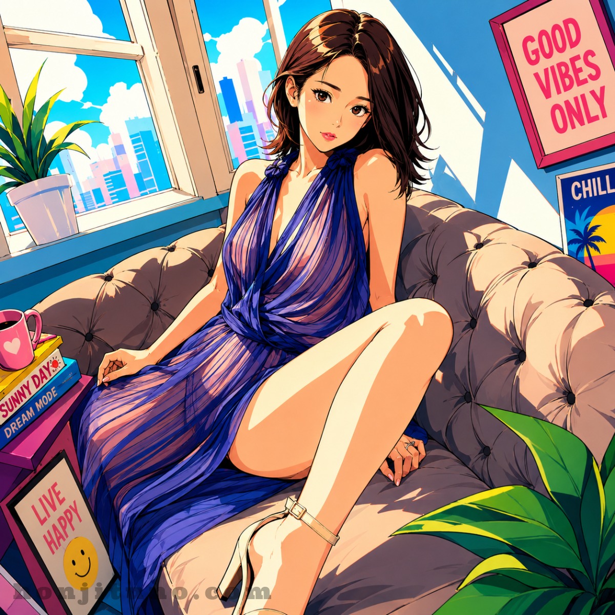 honjituno_mc01's tweet photo. @okimiya_nami 本日のイラスト化
-ソファーでリラックス-
#沖宮那美 #おきみやなみ #Okimiya #Nami https://t.co/96M1bndX5o