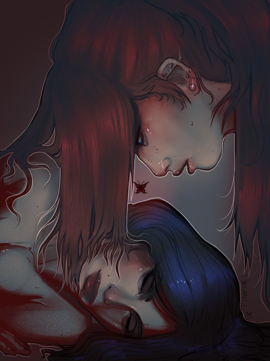Cobalt_C_Art's tweet photo. Code Veronica remake and Ada dlc dream sketch for tonight

#residentevil #claireada https://t.co/sB2Psz3zqz