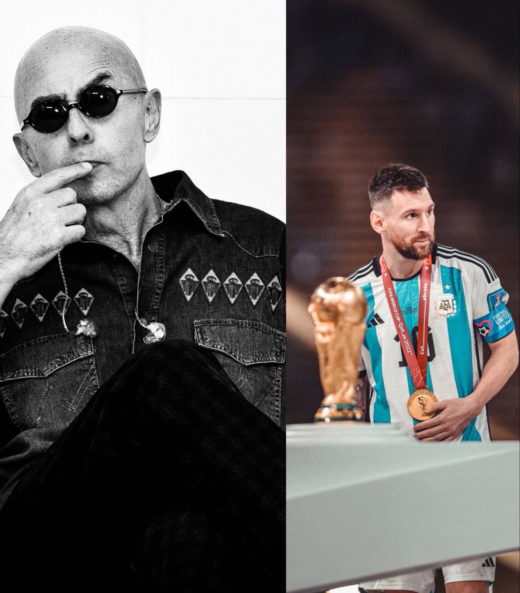 Messias30_'s tweet photo. El último mensaje del Indio Solari a Messi:

“Qué tal si ganás un campeonato del mundo más? Estás para eso viejo" https://t.co/nLqXGfK4LU
