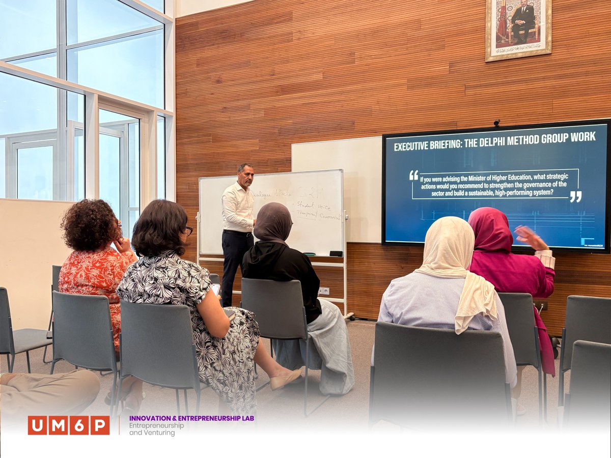 UM6P_IE_Lab's tweet photo. UM6P hosted a MORHEL Dissemination Session on June 4 &amp; 5 — two days of rich exchanges on higher education governance, leadership &amp; management with DR. Ali Ait Si Mhamed. https://t.co/ntyShA3Ppe