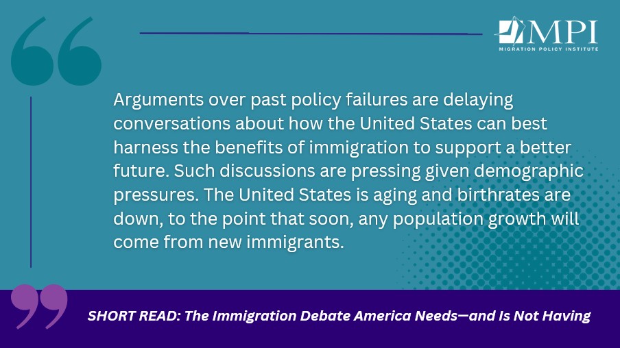 MigrationPolicy's tweet photo. Our new analysis argues that enforcement &amp; legal immigration reform are not competing goals

In fact, they reinforce each other: A better-designed legal system can make enforcement more effective by aligning pathways with economic realities

https://t.co/ek5wdzCeD7 https://t.co/Y3nX9vYUVS