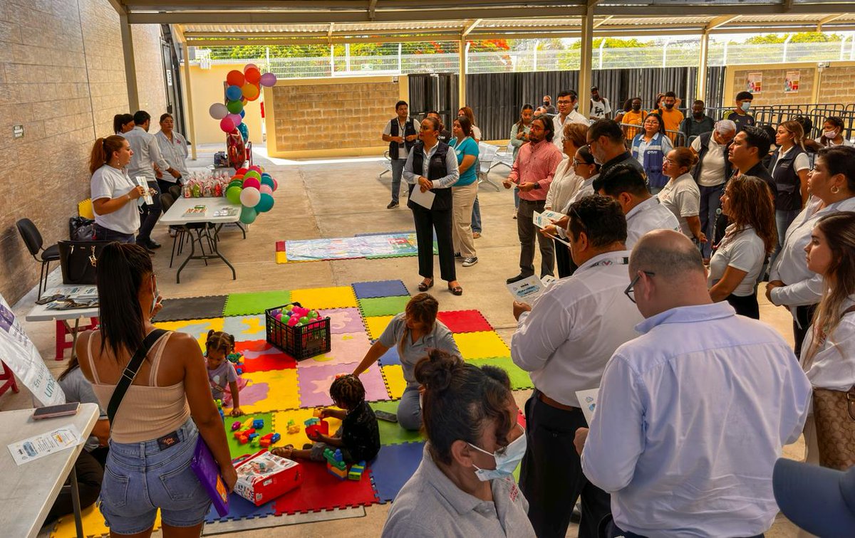 comar_sg's tweet photo. En el #CMS #Tapachula llevamos a cabo la Feria Lúdica, como parte de las actividades de la Jornada Semanal por los Derechos de las y los #NNAs e inclusión a la #educación, en el marco del Día Mundial de las Personas Refugiadas.
@SEGOB_mx @xade_mm https://t.co/reRb9RM0fK