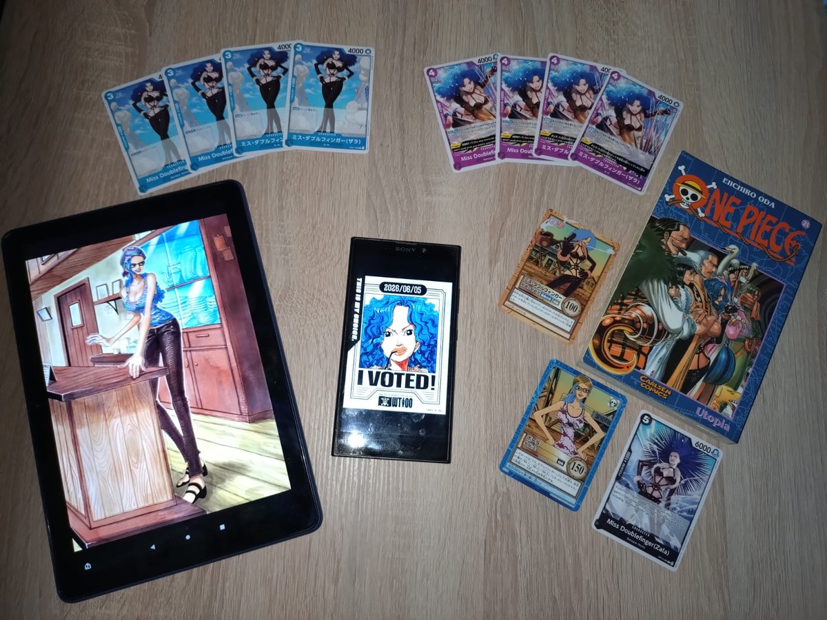 DazzieOnePiece's tweet photo. She won't win but I hope Zala will enter the Top100!💙

Art on the left by @AutonomousInque https://t.co/HA50uV6uXW