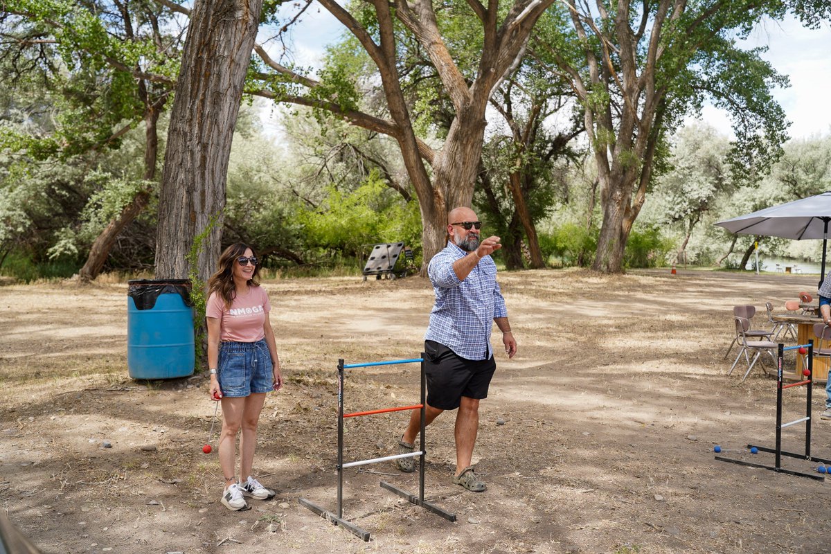 NMOilAndGas's tweet photo. NMOGA was thrilled this week to connect with members &amp; community supporters for a full day of outdoor fun, followed by an evening reception, bringing people from the San Juan Basin &amp; across the state together!

#nmoga #sanjuanbasin https://t.co/WWmqFFpuEd