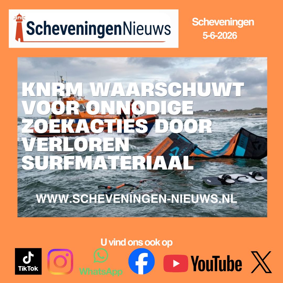 schevnieuws's tweet photo. 🚨 KNRM waarschuwt: verloren surfboards & kites zorgen voor onnodige zoekacties op zee terwijl je allang veilig bent! Plak een Be Traceable-sticker met je nummer op je spullen en voorkom dit. Meld altijd bij Kustwacht! 🌊🏄‍♂️ https://t.co/vxfk0fcsPQ #KNRM #Kitesurfen #Surfveiligheid #scheveningen