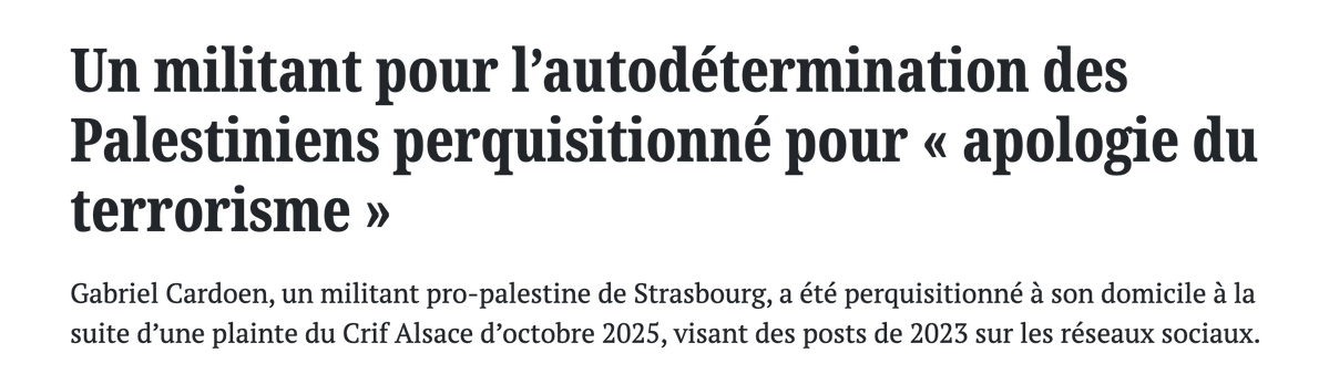 autokadz's tweet photo. @DidierMaisto Au lieu d'aller traquer les pédophiles et protéger nos enfants, la Macronie préfère envoyer les policiers à 6h du matin pour un post sur réseaux sociaux sur la Palestine. C'est un véritable scandale d'état

https://t.co/bTuqlwsIfw https://t.co/WdDL54QqCv