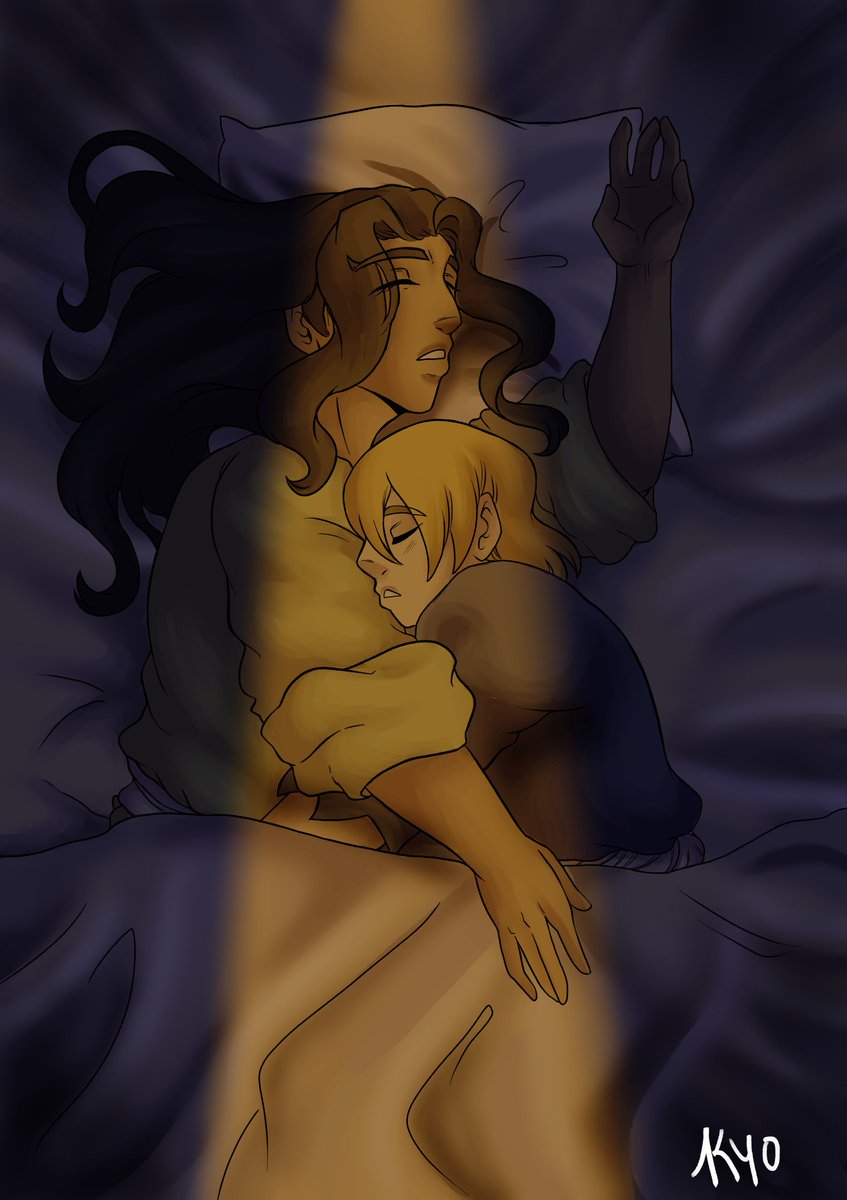 KyochanArt's tweet photo. Day 4: FLUFF

Shh!! Estan mimiendo 

#Matsuginweek https://t.co/sUXhVYOe49