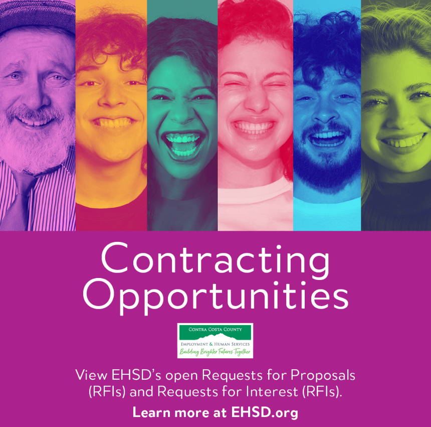 ContraCostaEHSD's tweet photo. EHSD is seeking proposals for RFP #1237 – Domestic Violence Liaison Services to support children and families involved in child welfare. Proposals due June 18, 2026, at 5 p.m. 

Learn more: https://t.co/avIvN3zxp7 https://t.co/5sLRnlXO7s