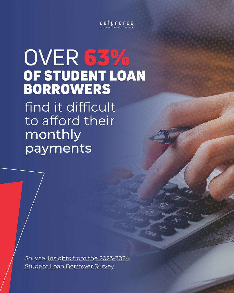 defynance's tweet photo. 63%. That's not just a statistic. It's nearly 3 out of 4 borrowers struggling to keep up with their student loan payments every single month.

What if this burden isn't a personal failure, but a systemic flaw? https://t.co/y4K9qNrSmS