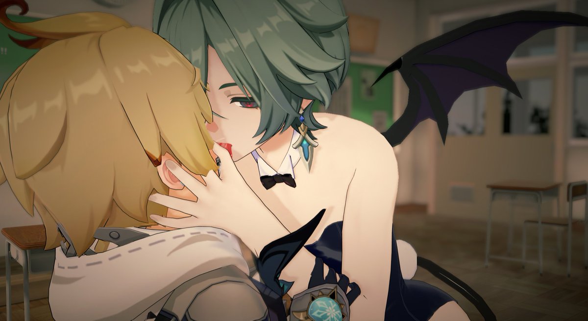 Dumplinsun9's tweet photo. #femboy #lohen #genshin #r18 #yaoi #nsfw https://t.co/ziLy6cYwIB