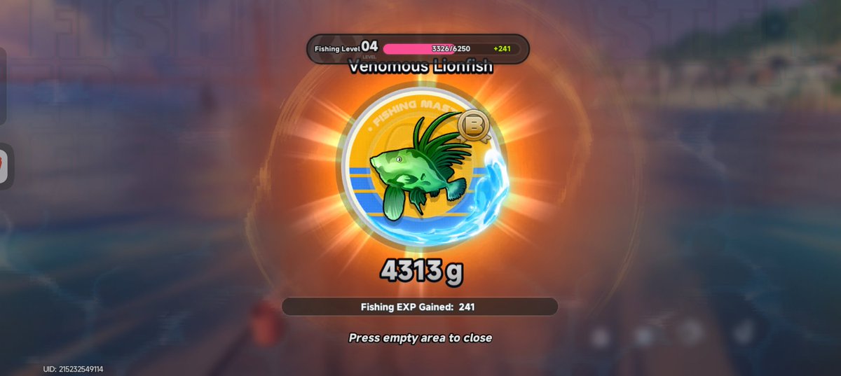 enigmaofqatar's tweet photo. Just reeled in some serious catches! 🎣 From a Skeletal Sea Bream to a Venomous Lionfish, my fishing game is officially leveled up. These virtual waters are full of surprises! 🐠🐡 #GamingLife #FishOn #NTE #Nevernesstoeverness https://t.co/nb0uMcTD8A